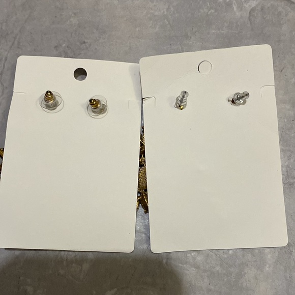 Bundle of costume new green gold earrings party jewelry - Picture 4 of 4